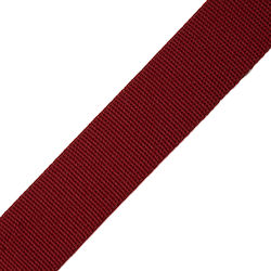 Polyester Strap Burgundy 3.5 cm Per Meter