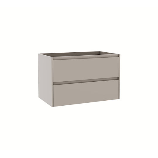 Karag Dyma 80 Πάγκος με Νιπτήρα Μ80.5xΒ47.5xΥ50cm White Ash
