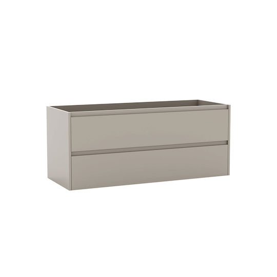 Karag Dyma 120 Vanity Unit with Sink L120.5xD47.5xH50cm Walnut Brown