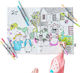 Suport de Farfurie „eat Sleep Doodle” Peter Rabbit Tom Kitten Tkptg