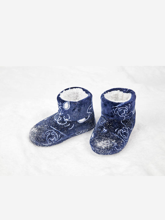 Gisela Winter-Damenhausschuhe Stiefeletten Mari...