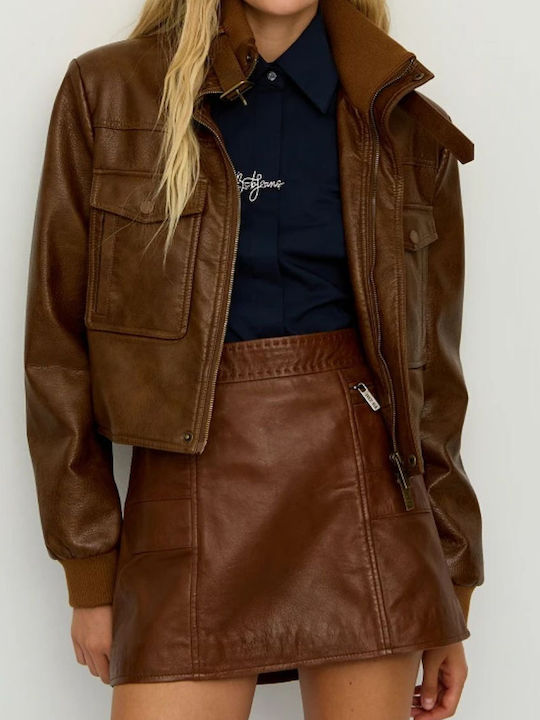 Damen-Bomberjacke Toffee