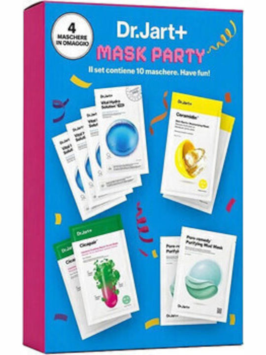 Dr. Jart+ Mask Party Hautpflege-Set für Feuchtigkeitspflege 10 Stück Dr. Jart+ Mask Party Hautpflege-Set für Feuchtigkeitspflege 10 Stück