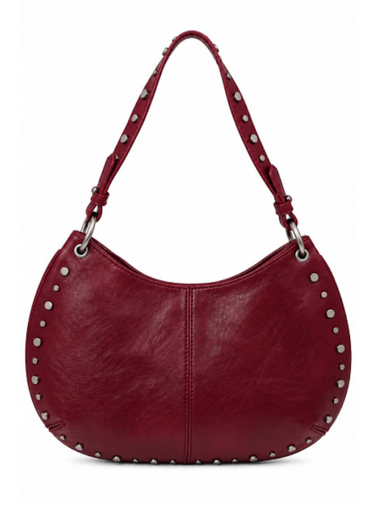 Morena Spain Damen-Hobo-Tasche Bordeaux WF-PH61...