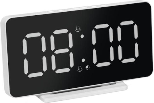 Technisat Digitaler LCD-Tischwecker mit Radio Weiß Technisat Digitaler LCD-Tischwecker mit Radio Weiß