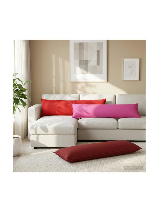vidaXL Μαξιλάρι Καναπέ Houten Κόκκινο 40x145εκ.
