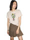 Damen-T-Shirt Beige