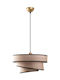 Opviq Stage Chandelier Висяща Кафява Лампа с Фасунга E27 10x10x30 см