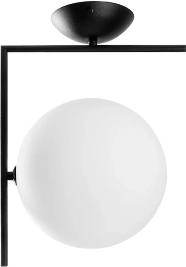 Opviq Luminar Pendul Negru cu Soclu G9 30x25x43 cm