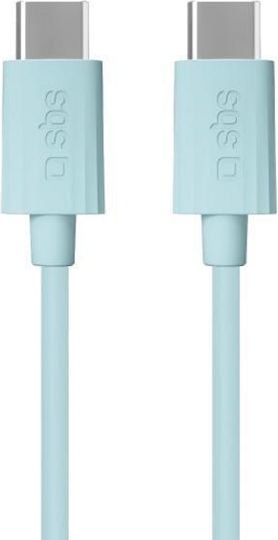 Sbs Usb Type-c Cable Tecabletcc6015lbgrs 1.5 M 60 W Green