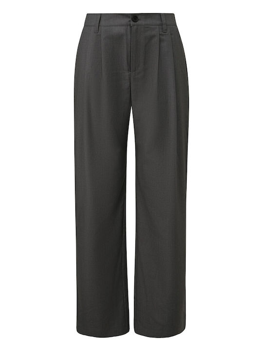 Graue Stoffhose für Damen
