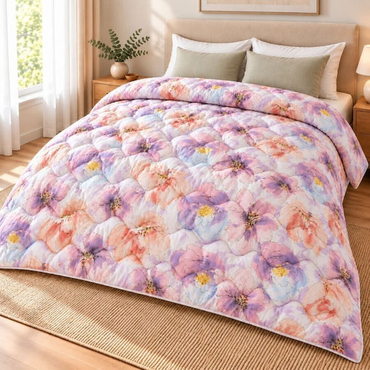 Pucioasa Pilotă Dublă 220x200 cm Multicoloră 380 GSM