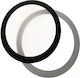 Demciflex Dust Filter 120mm Round Black White
