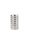 Marhome Decorative Ceramic Vase with Textured Bubbles Silver W14xH25cm