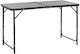 Masă Pliabilă din Aluminiu pentru Camping 120x60x71cm Gri