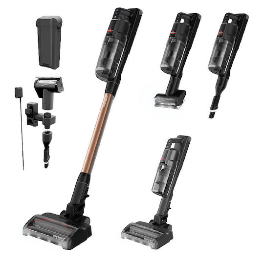 Bissell PowerClean DualBrush Pro Επαναφορτιζόμενη Σκούπα 2 σε 1 Stick & Χειρός 25.2V Μαύρη
