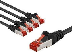 Goobay S/FTP Cat.6 Ethernet Cable 3m Black Goobay S/FTP Cat.6 Ethernet Cable 3m Black