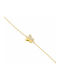 Ios Women's Gold-Plated Silver Bracelet with Zircon