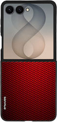 Sonique Carbon Series Case Samsung Galaxy Z Flip 8 Red