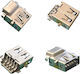 USB-Buchse USB Typ-A für Laptop HP 255 G4 ProBook 440 445 450 G8 G9 640 645 G8 G9 Dell Latitude 5400 5401 5410 5411 7480 7490 Toshiba Satellite C55-b USB 2.0 Buchsenanschluss Port Connector Art.-Nr. 1-usb084