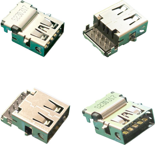 USB-Stecker USB Typ-A Laptop Asus & Lenovo & HP & Samsung & Sony & Toshiba USB 2.0 Buchse Anschlussbuchse Port Connector Art.-Nr. 1-usb087