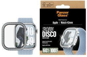 PanzerGlass UWF Silver Disco Displayschutzfolie für Apple Watch 42 mm