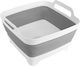 Foldable Sink Drainage Plug Hand Grips White Grey 12lt 7>20cm Lampa L4072.2