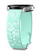 Λουράκι Σιλικόνης Concave Rose Garmin Vivoactive 5 Light Green