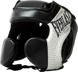 Everlast Κάσκα Πυγμαχίας Ενηλίκων Aνοιχτού Τύπου Δερμάτινη Μαύρη