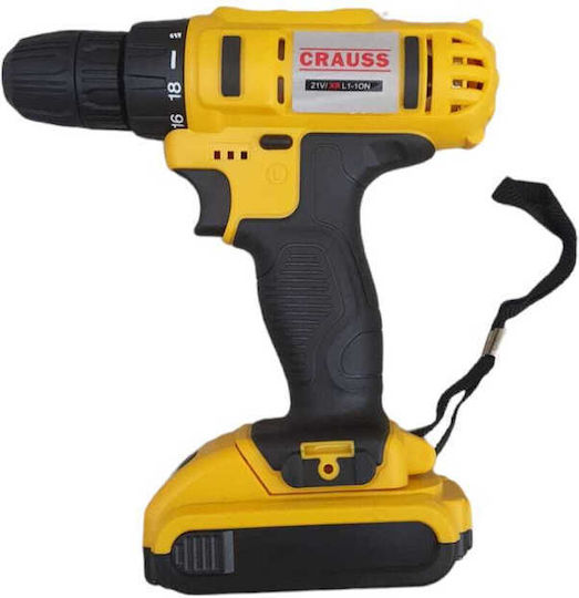 Kraft World TOOLS-027 Cordless Drill Driver 21V 2x2Ah