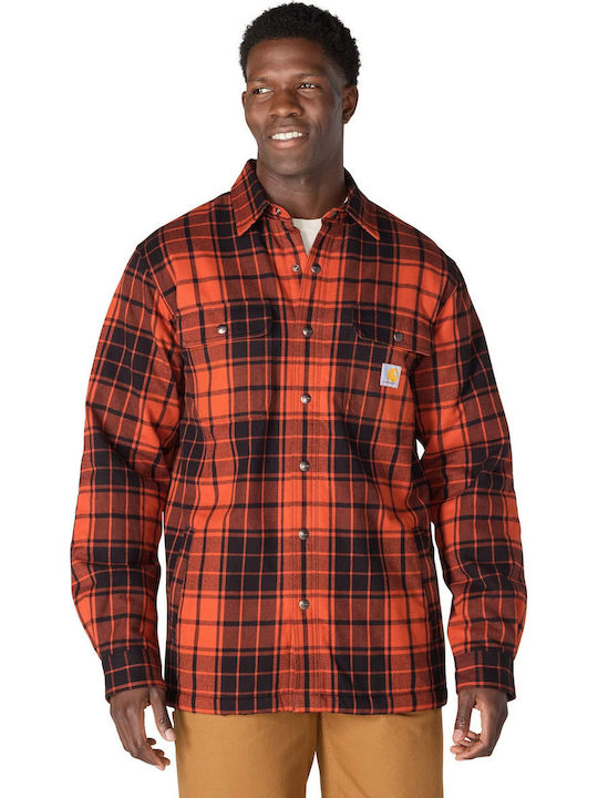 Carhartt Cămașă Flanelată cu Mâneci Lungi, Croi...