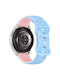 Λουράκι Σιλικόνης Concave Flower Δίχρωμο Garmin Vivoactive 5 Blue Pink