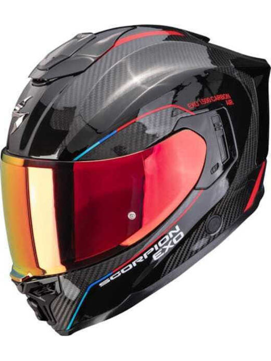 Scorpion Exo 1500 Air Mundi Black Red Motorradh...