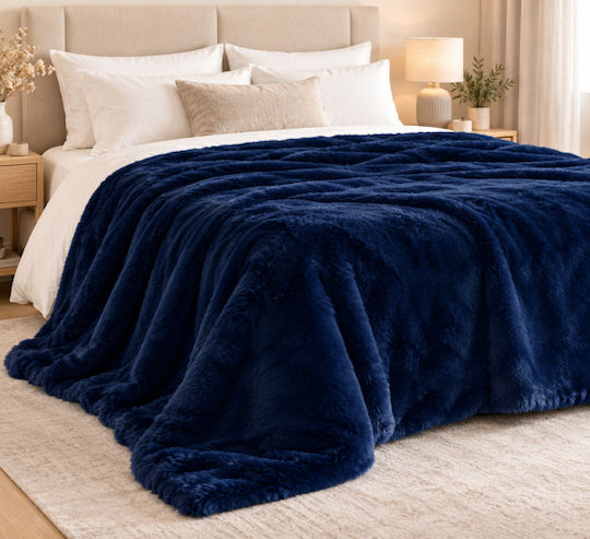 Morena Spain Super Double 220x240 cm Dark Blue
