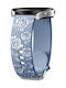 Λουράκι Σιλικόνης Concave Rose Garmin Vivoactive 5 Light Blue