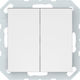 Vilma Flush-Mounted Grey Wall Switch Push
