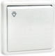Vilma Recessed Wall Switch with White Frame