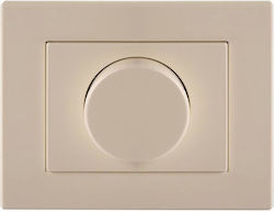 Vilma Dimmeris Unterputz-Dimmerschalter mit LED-Rahmen in Ecrufarben Vilma Dimmeris Unterputz-Dimmerschalter mit LED-Rahmen in Ecrufarben