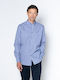 Long Sleeve Blue Shirt