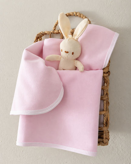 Nima Boubou Swaddle Blanket Cotton Pink 55x75 cm