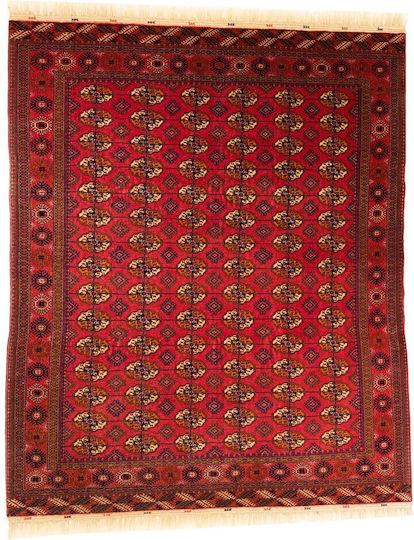 Buhara Χειροποίητο Χαλί Ορθογώνιο Κόκκινο 195x253cm
