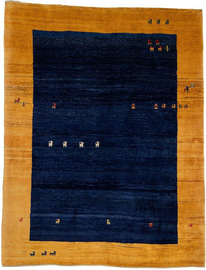 Gabbeh Χειροποίητο Χαλί Ορθογώνιο Κίτρινο 212x275cm