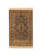 Handmade Rectangular Silk Beige Rug 65x98cm