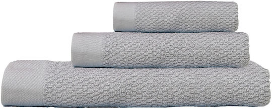 Viopros Hand Towel 30x50cm Gray Weight 500gsm