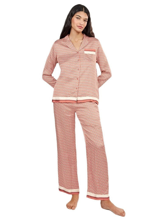 Gisela Winter Women's Pyjama Set Pink