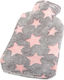 Pink Hot Water Bottle with Cover for the Wrist 34x19cm 2000ml