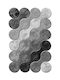 Conceptum Hypnose Неплъзгаща се Пътека White / Gray / Black 80x150cm