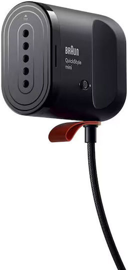 Mini Ръчен Парен Уред за Дрехи 1200 W с Резервоар 800 ml Черен