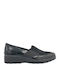 Leather Women's Moccasins in Black