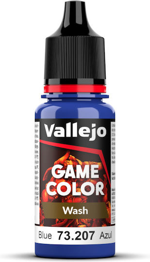 Acrylicos Vallejo Game Color Моделистична Боя Blue Wash 18ml